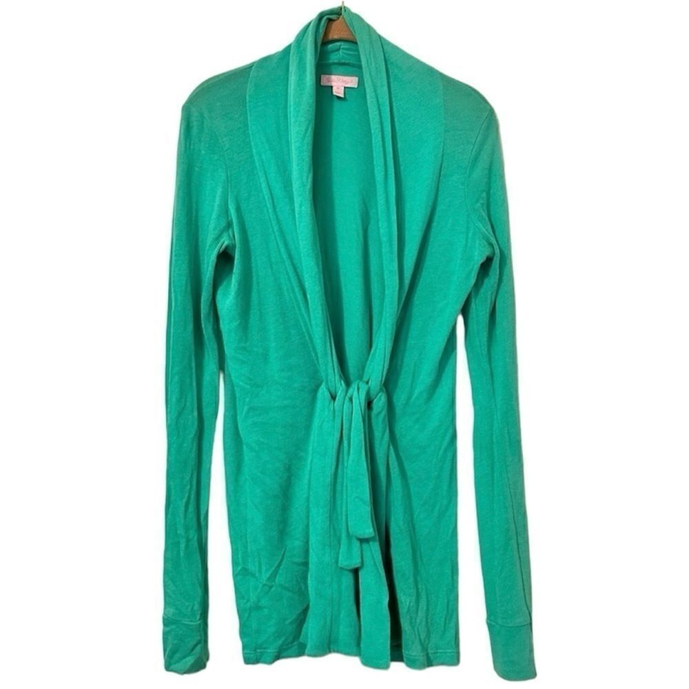 Lilly Pulitzer Pima Cotton Tie Front Cardigan